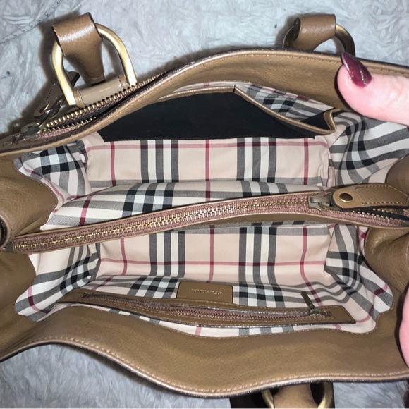 Burberry Handbags - Burberry Leather Satchel